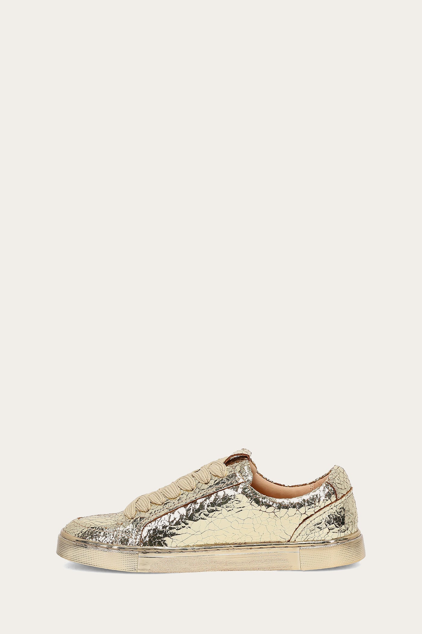 Frye Women's Ivy Court Low Lace In Gold/Crackle M