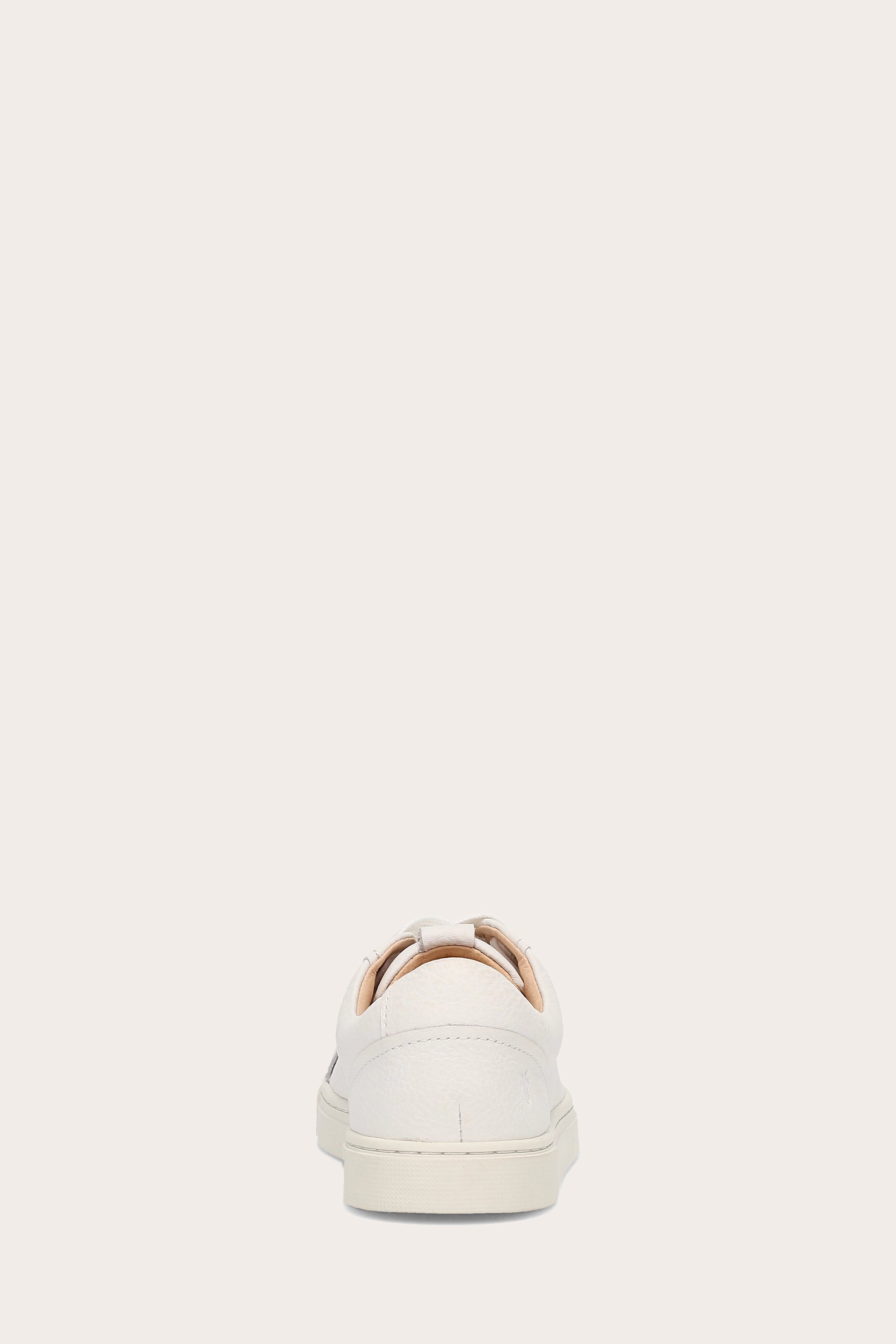 Frye Women's Ivy Court Low Lace In White/Tumbled M