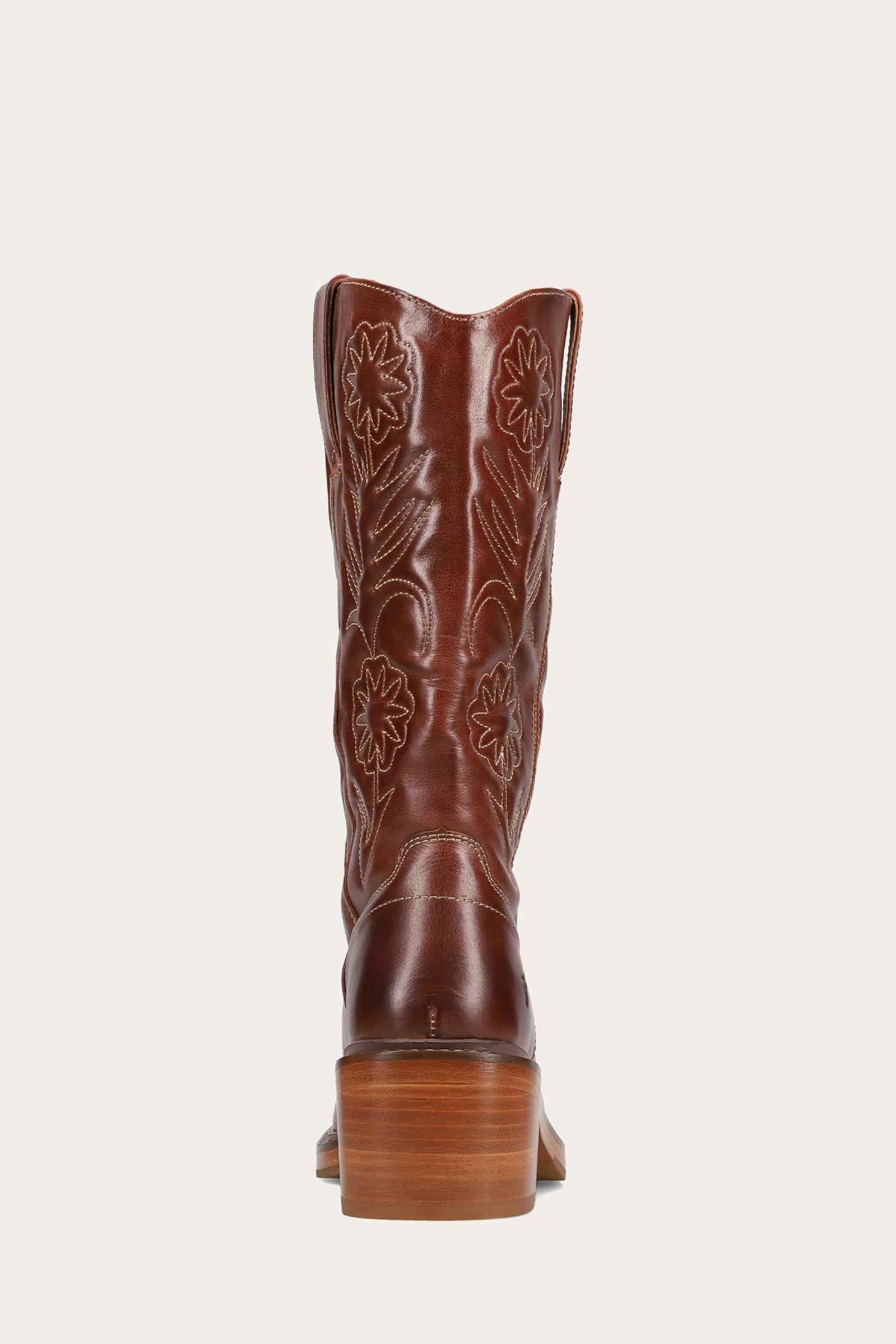 Frye  Women's Kate Deco Stitch Brown M