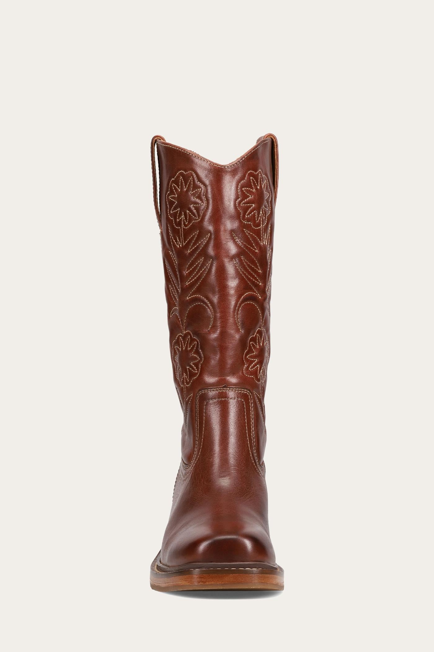 Frye  Women's Kate Deco Stitch Brown M