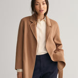 Gant Apparel S Women's Handstitched Belted Blazer Iterations Brown Reg