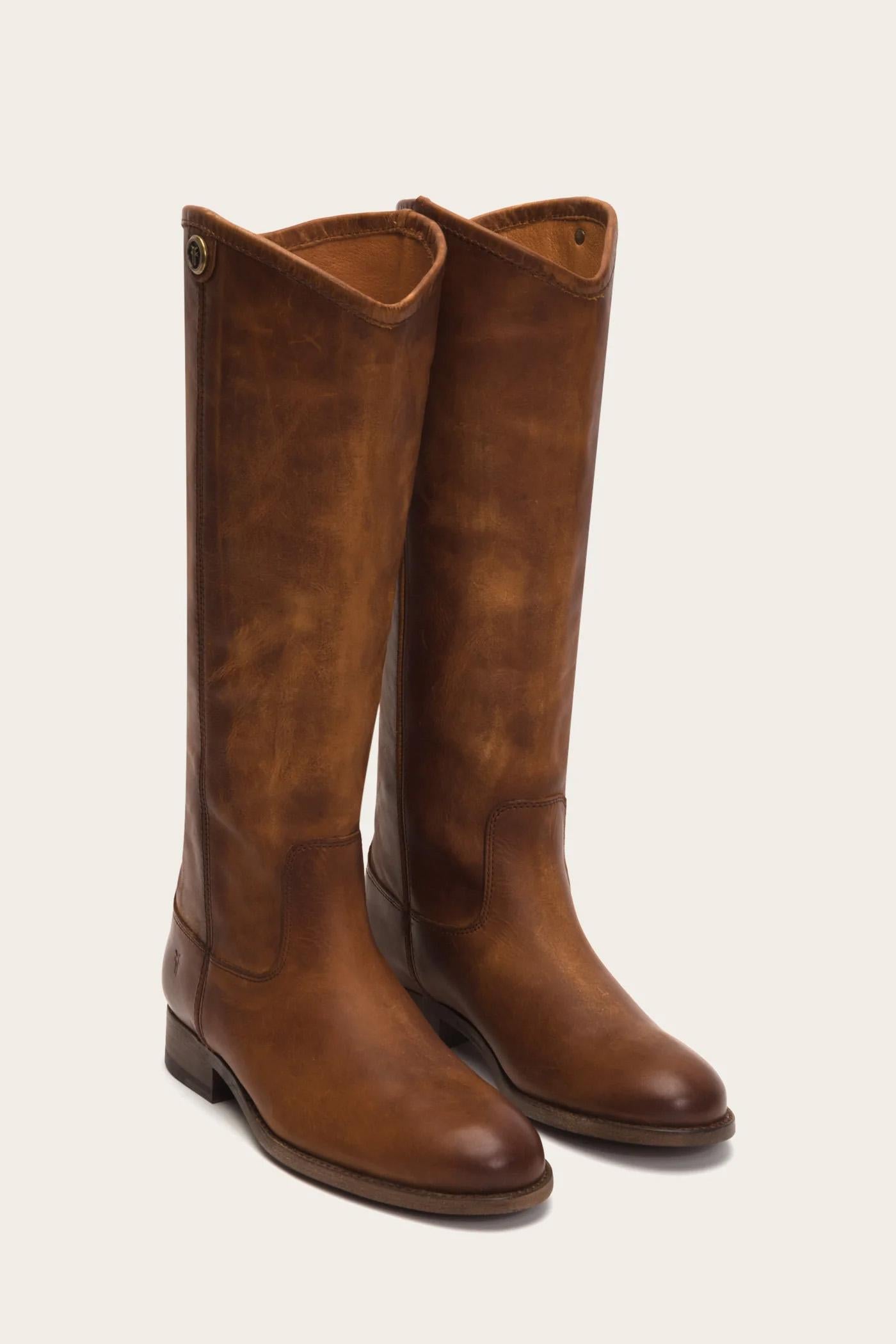 Frye  Women's Melissa Button Tall 2 Wc Brown M