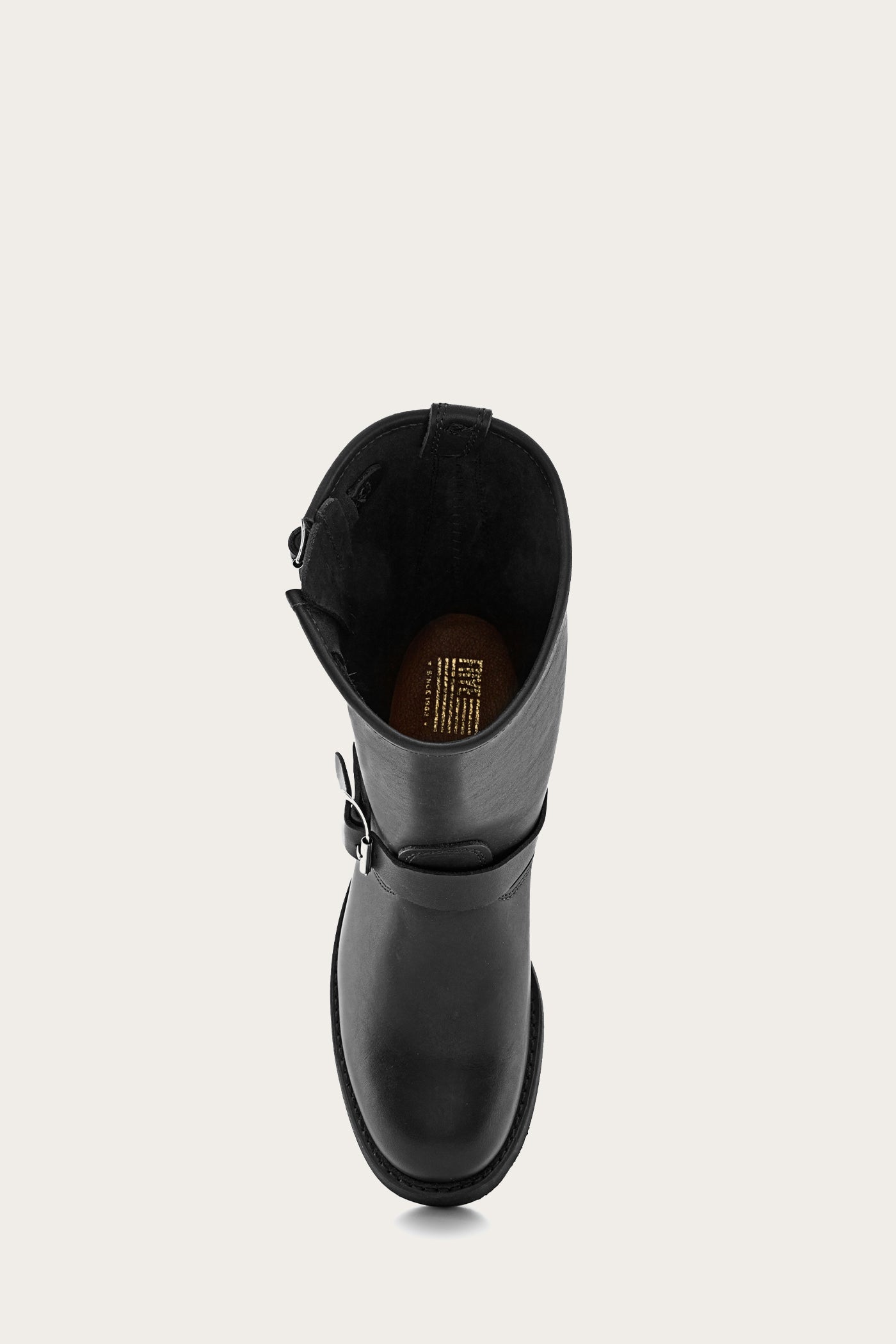 Frye Men's Engineer 12R In Black/Greasy M