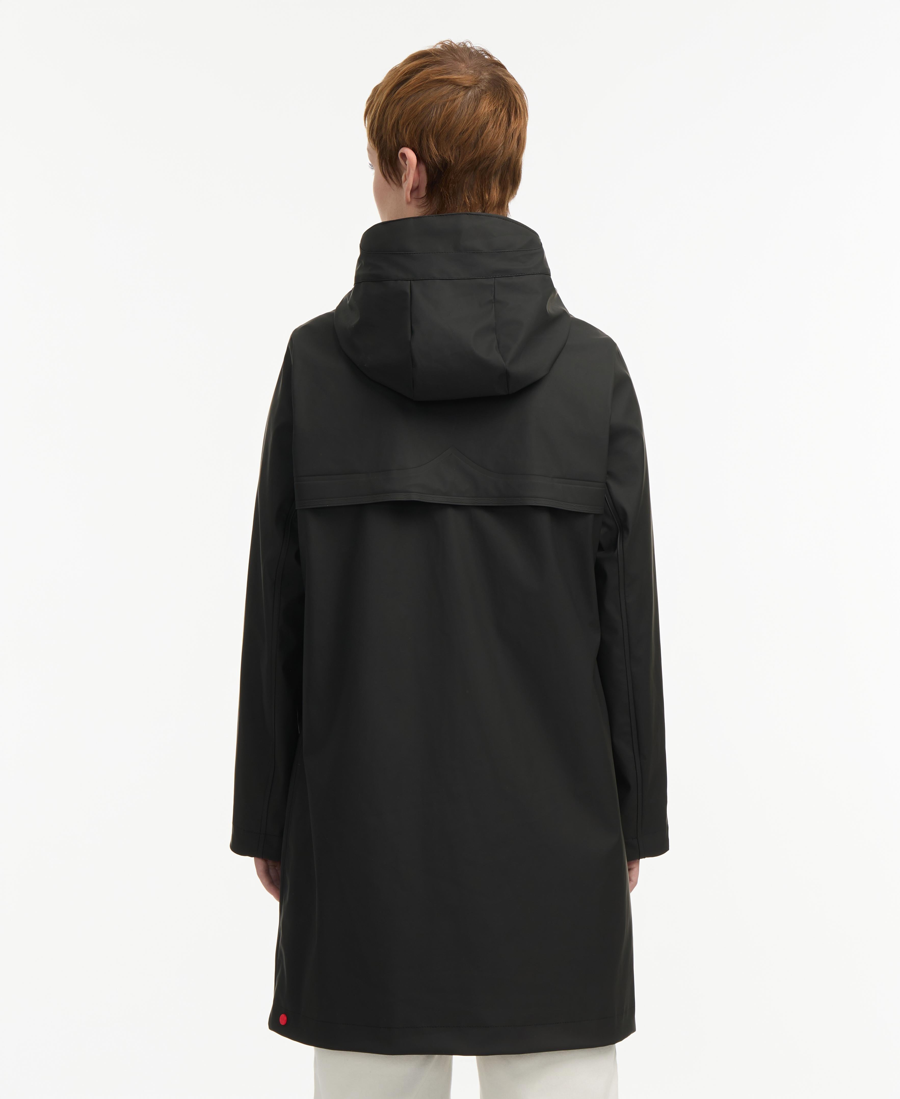 Hunter  Women's Spring Rubberized Rain Coat Black Reg