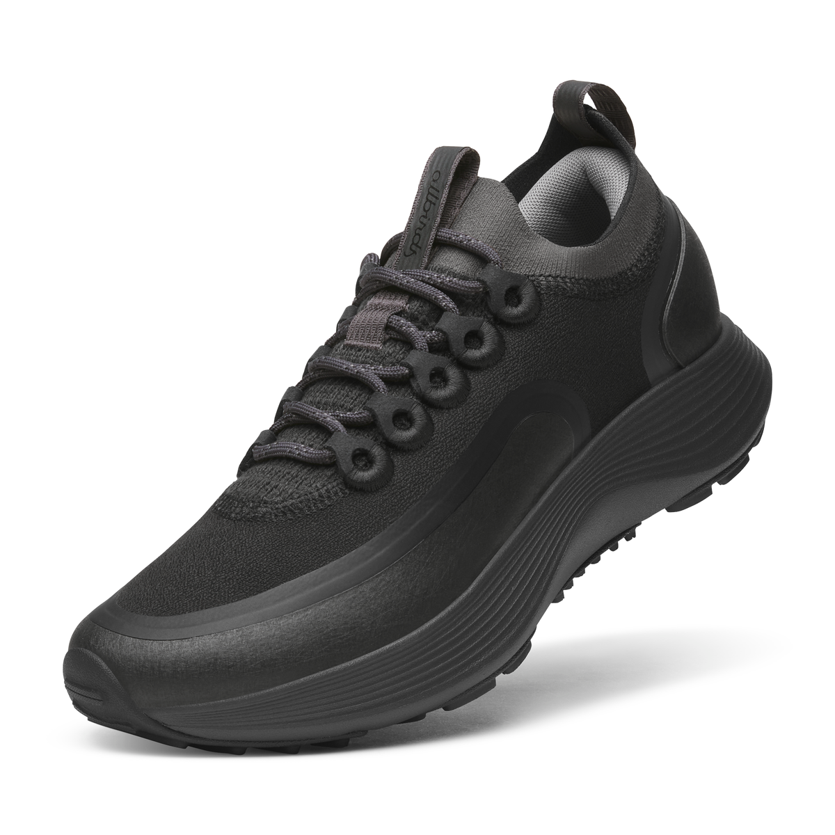 Allbirds Women's Strider Explore in Natural Black/Dark Grey