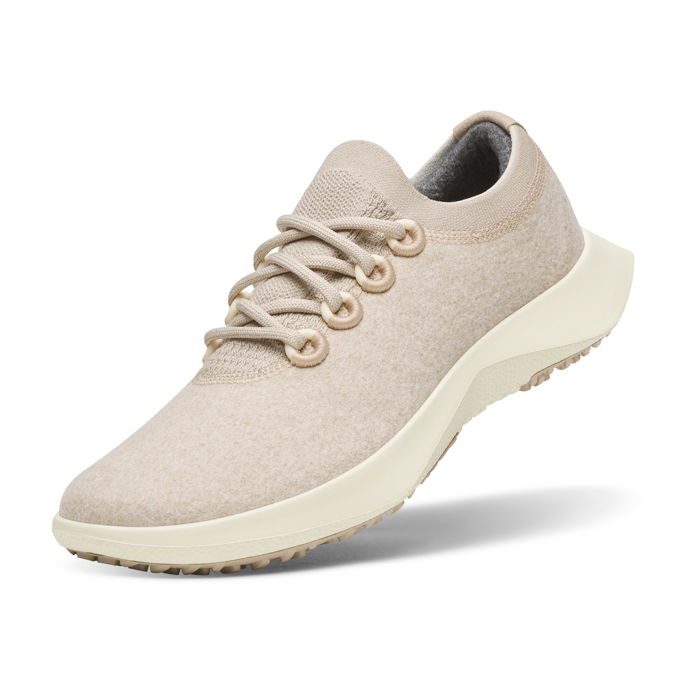 Allbirds Women's Wool Dasher 2 Mizzle in Rugged Beige/Stony Cream
