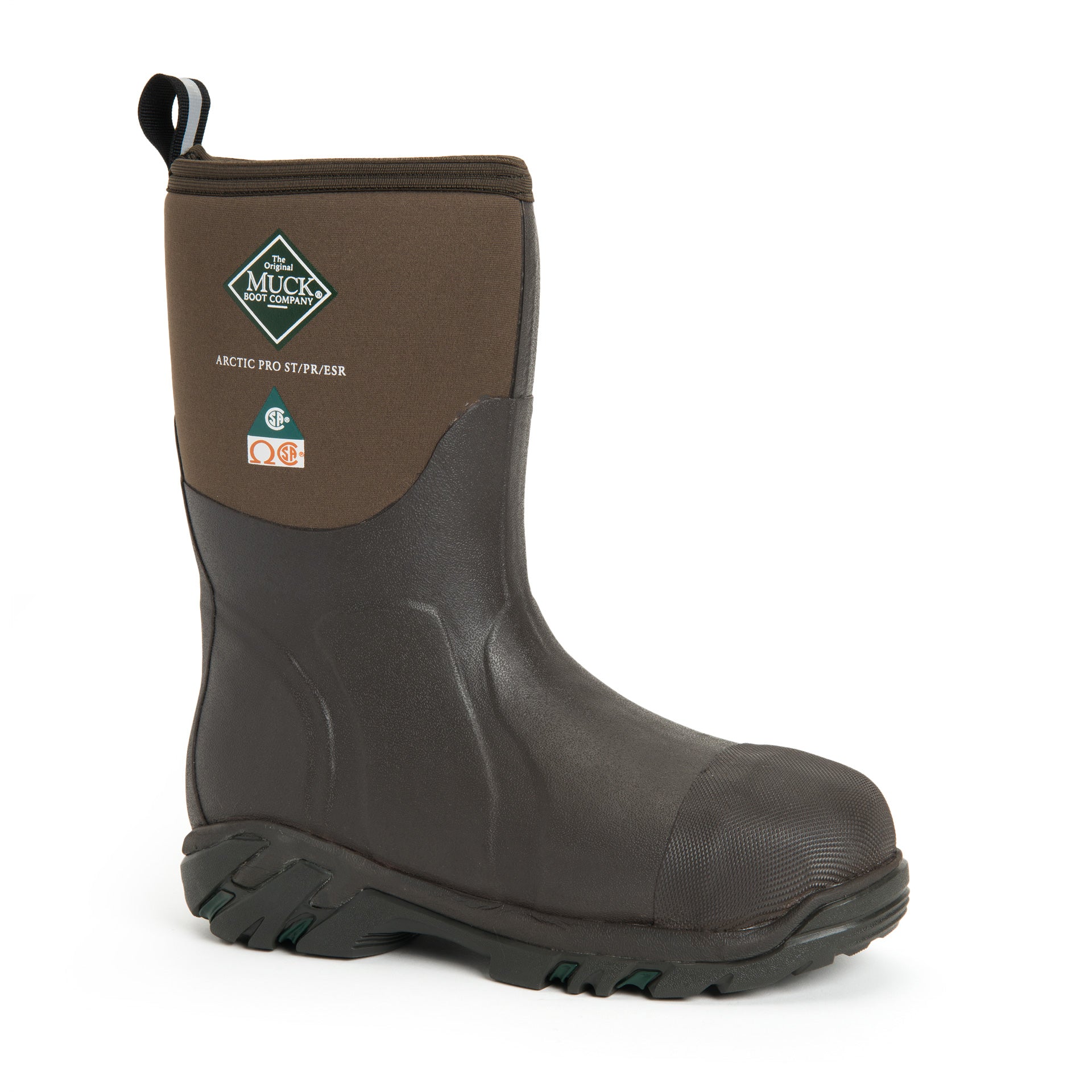 Muck Men's Arctic Pro Steel Toe Mid Csa  Arctic Pro Men In Brown M