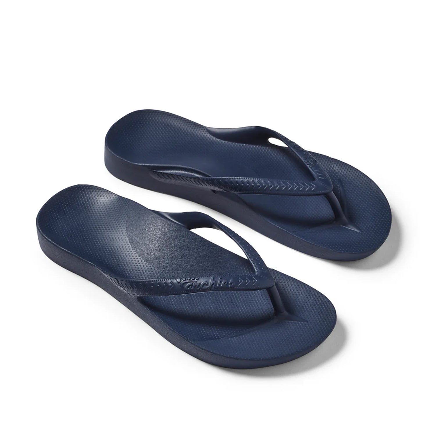 Archies Women's Support Flip Flops in Navy