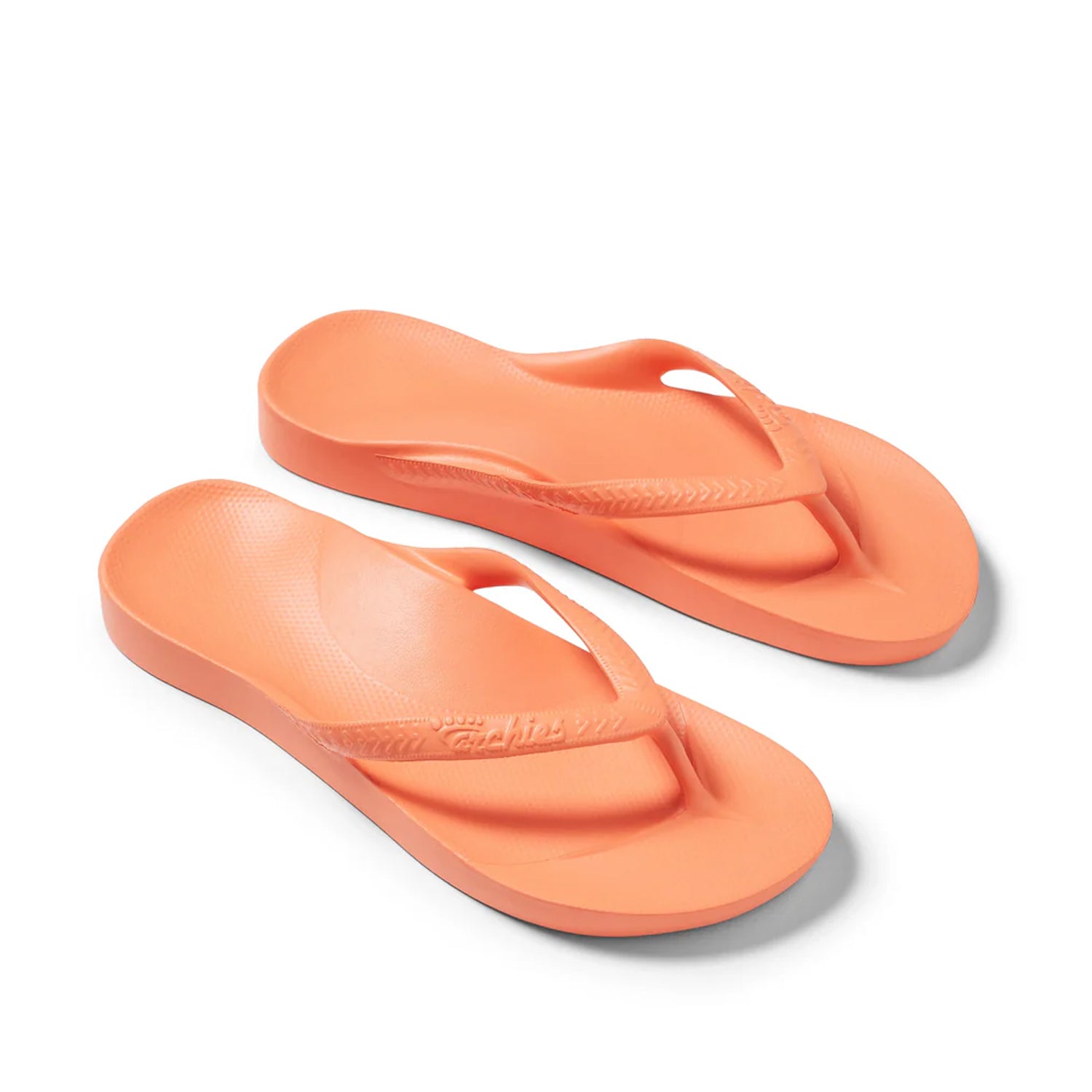 Archies Women's Support Flip Flops in Peach