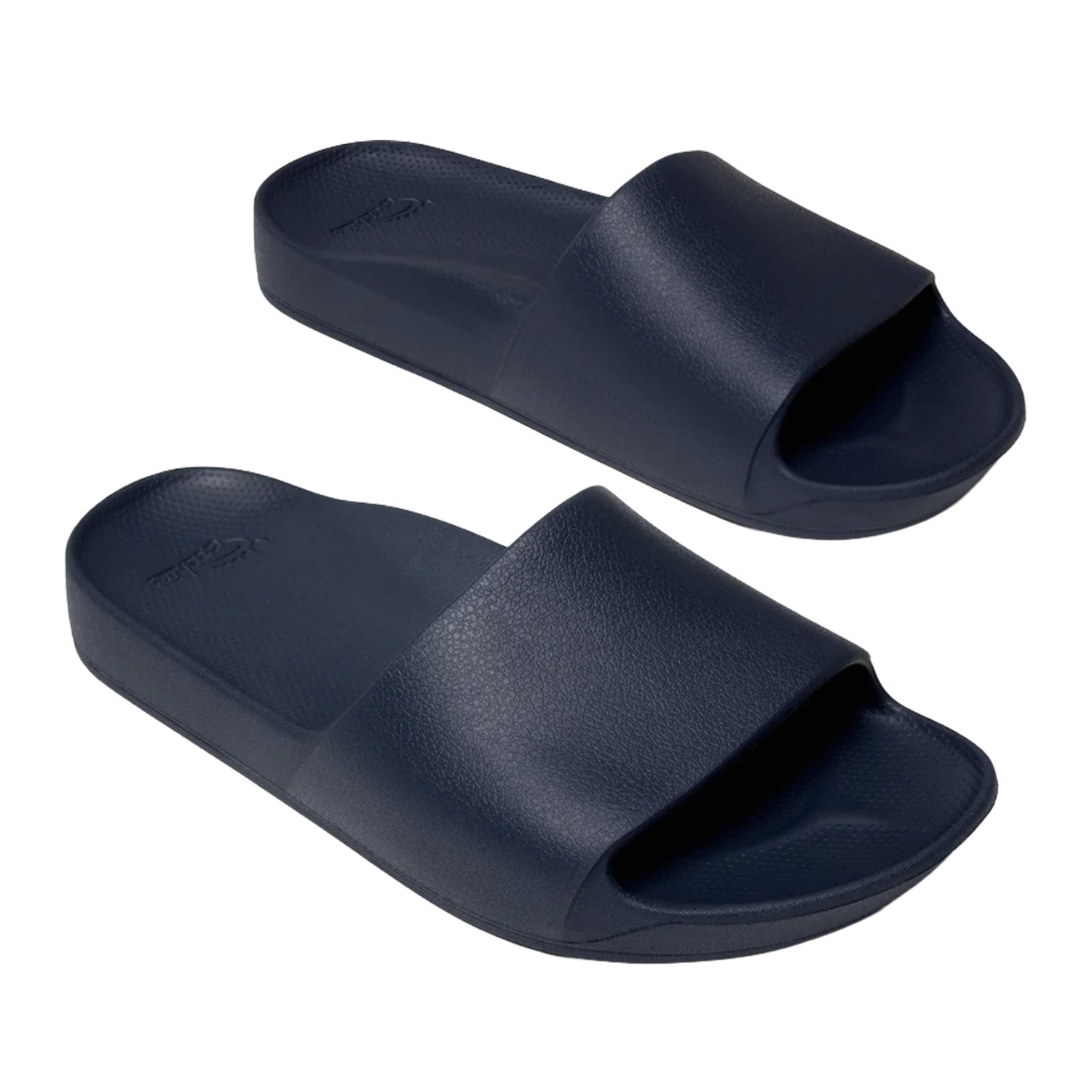 Archies Unisex Arch Support Slides in Navy