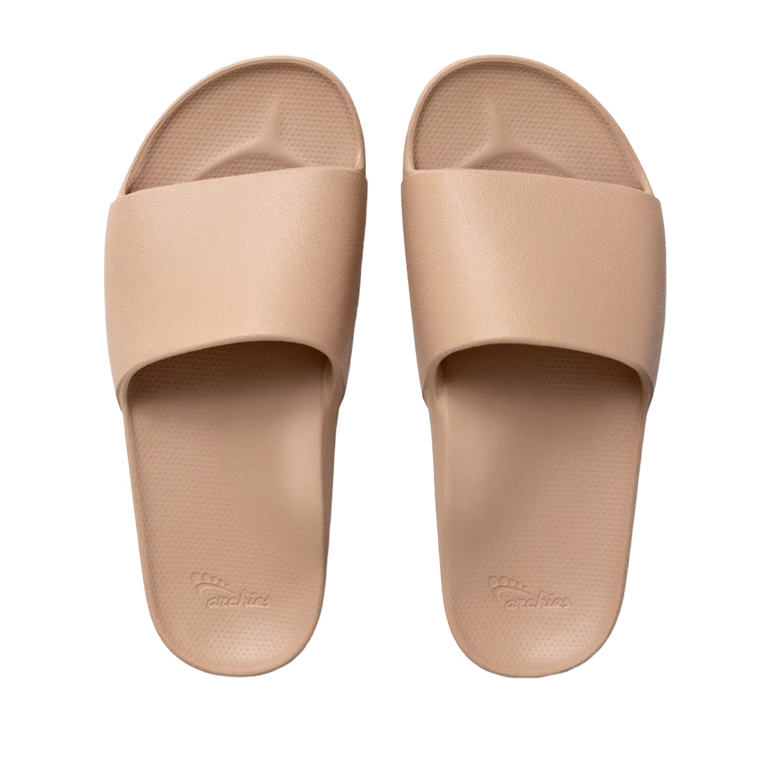 Archies Unisex Arch Support Slides in Tan