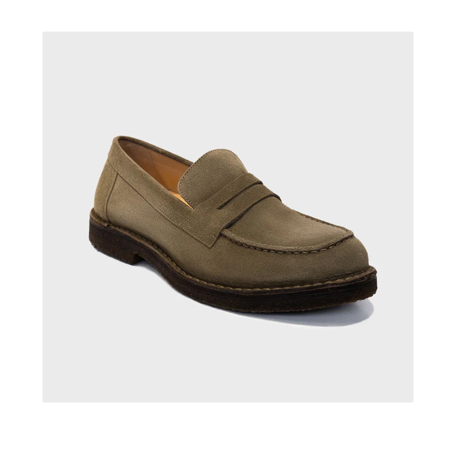 Astorflex Men's Mokaflex Loafer in Army Green