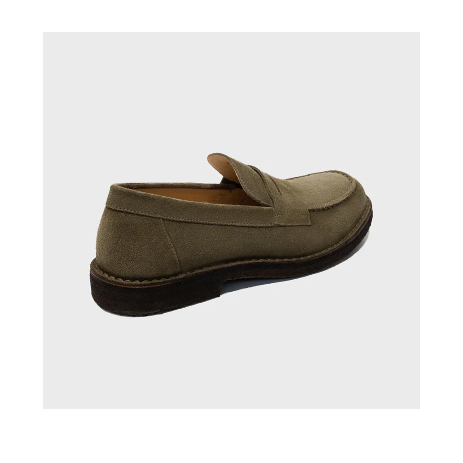 Astorflex Men's Mokaflex Loafer in Army Green