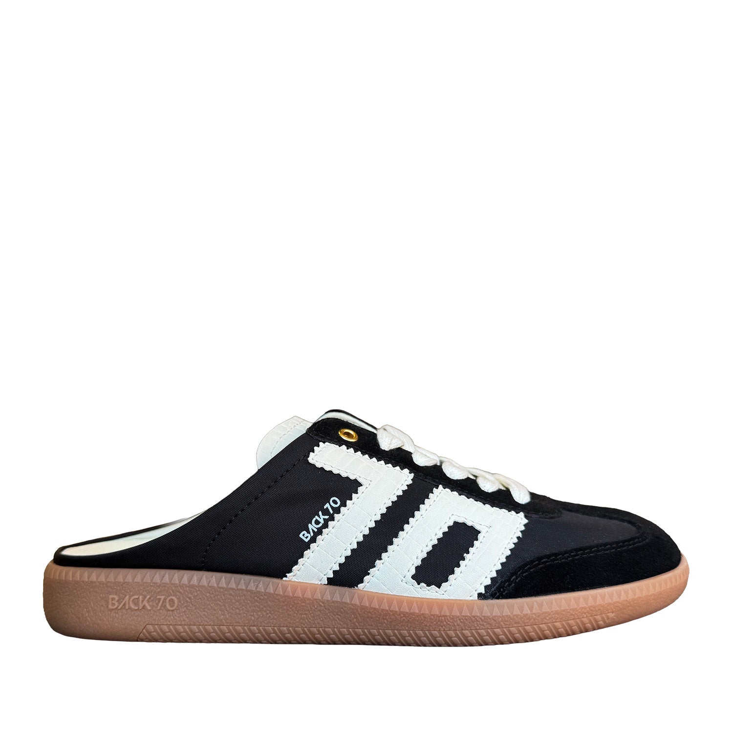 Back 70 Women's Easter 961 Mule in Black/White