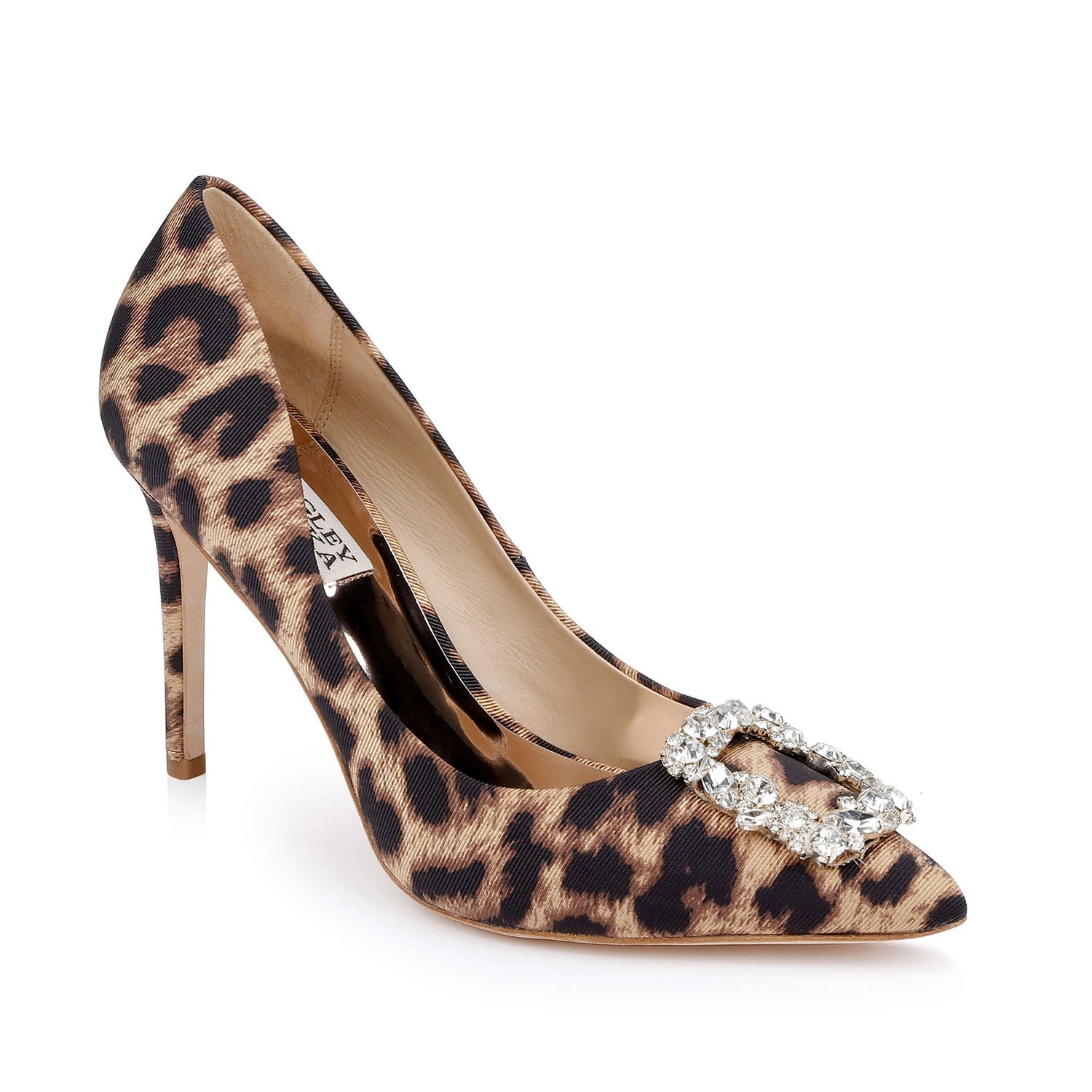 Badgley Mischka Womens Cher in Natural Leopard