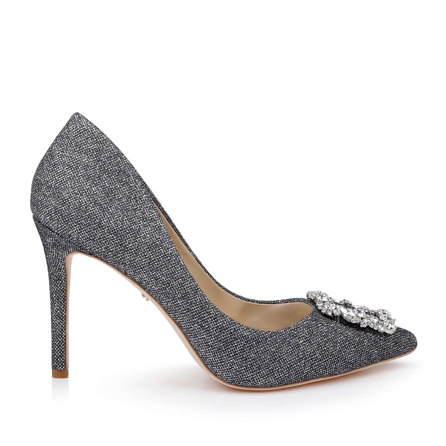 Badgley Mischka Womens Cher in Pewter