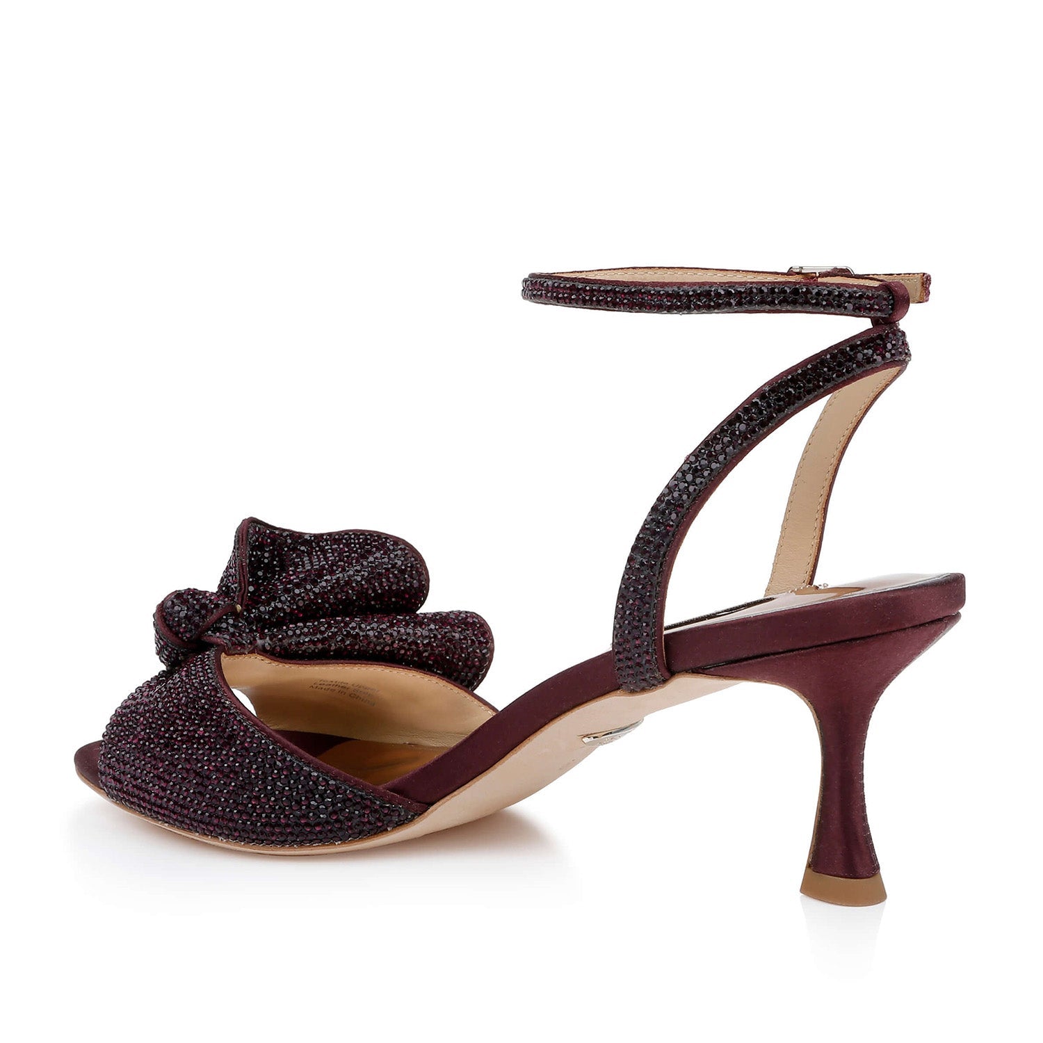 Badgley Mischka Womens Remi in Wine