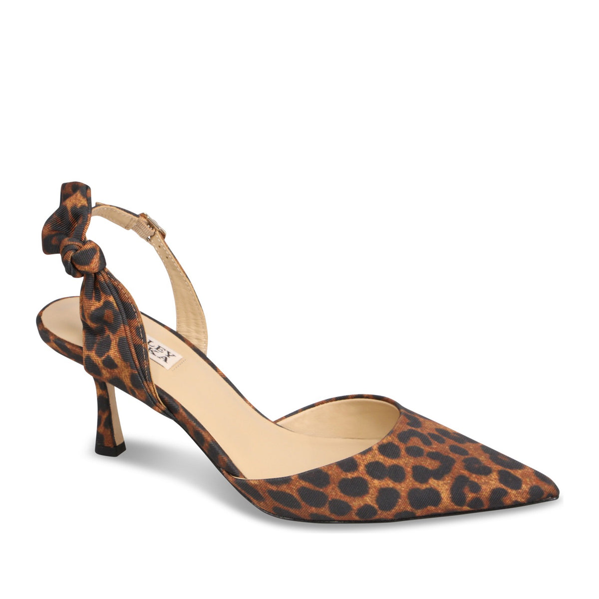 Badgley Mischka Women's Yuan in Brown Leopard