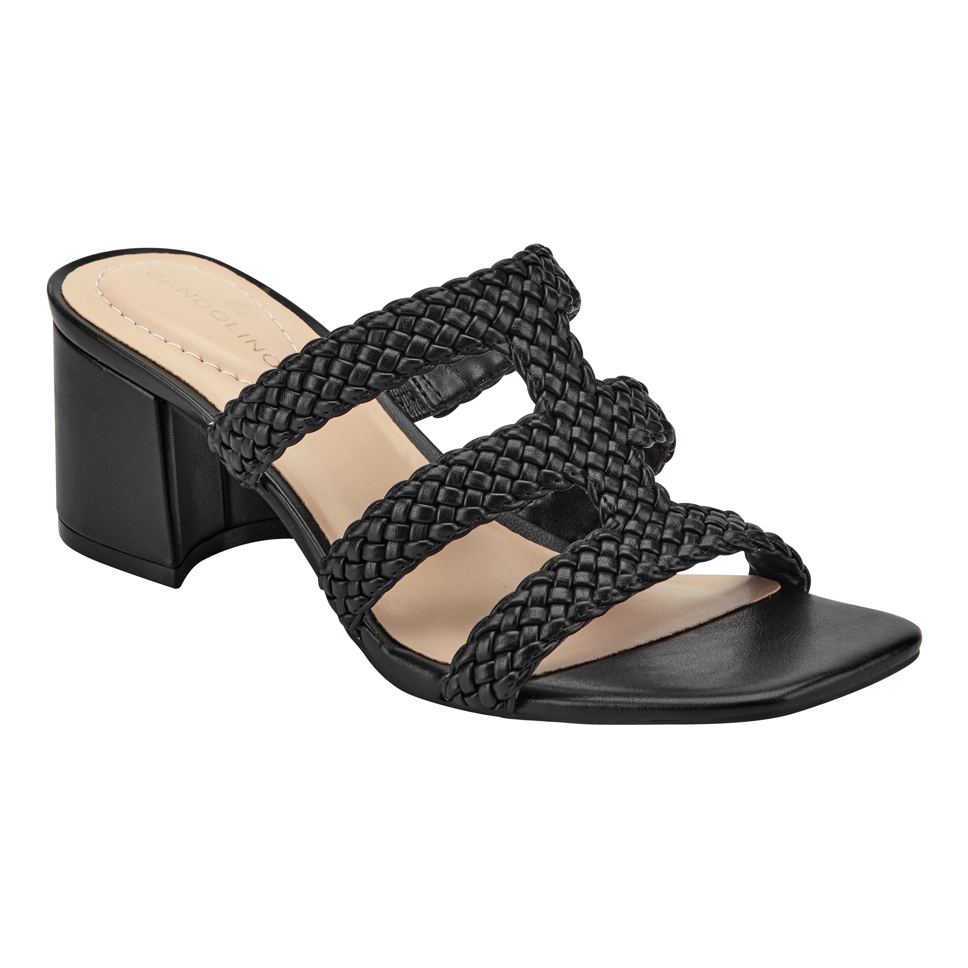 Bandolino Women's Mumm2 In Black/Woven M