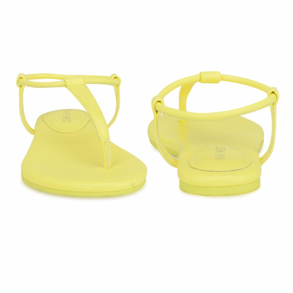 Nine West Women's Bassie3 In Neon Yellow M