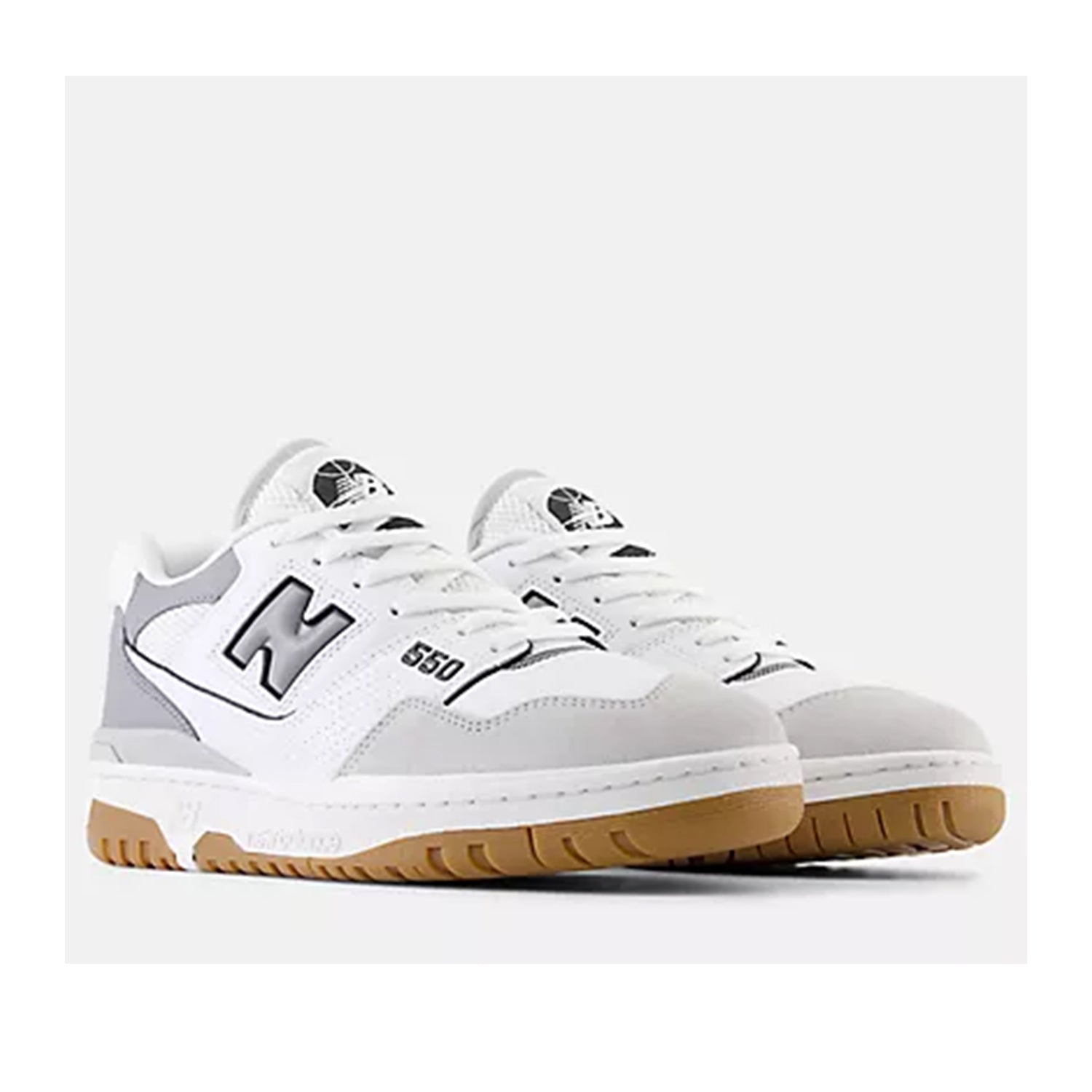 New Balance Unisex 550 in White Grey