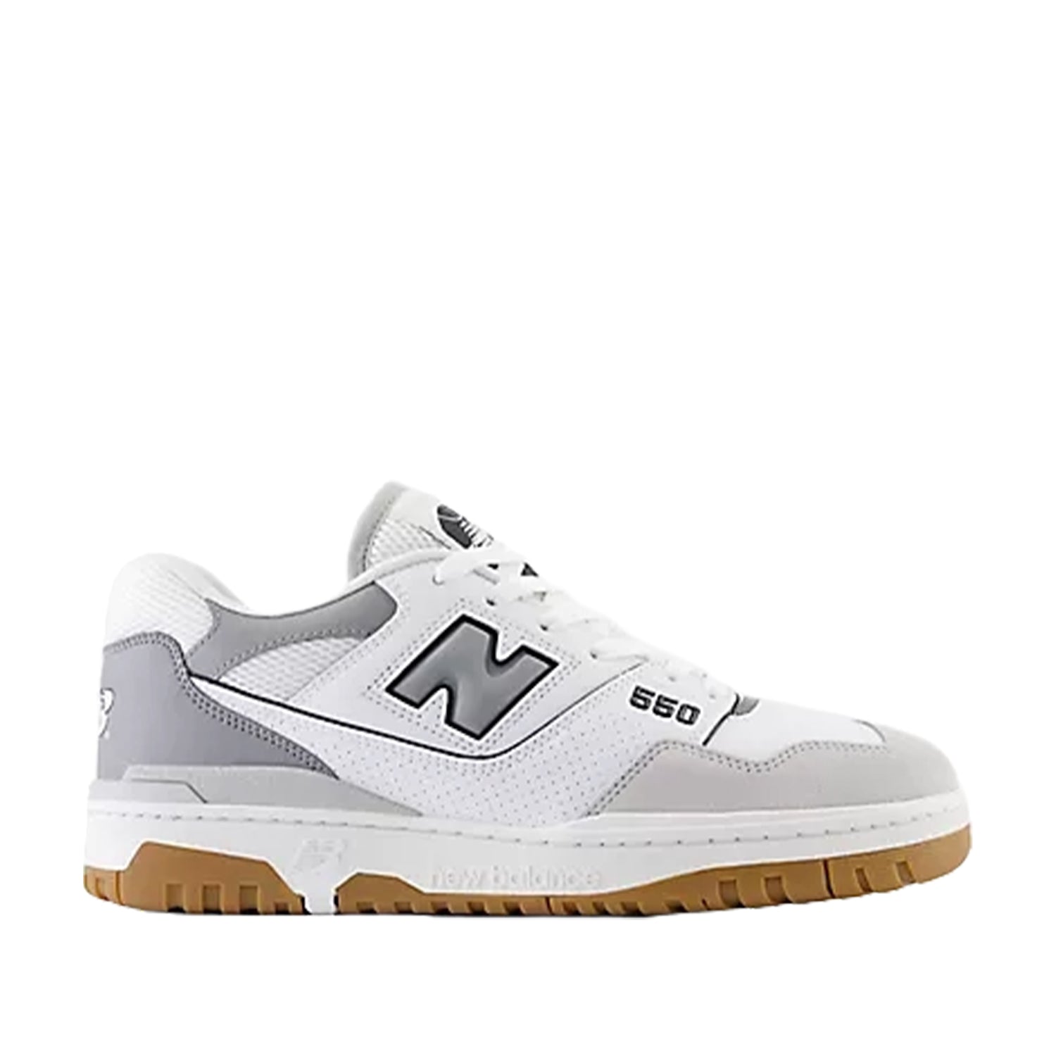 New Balance Unisex 550 in White Grey