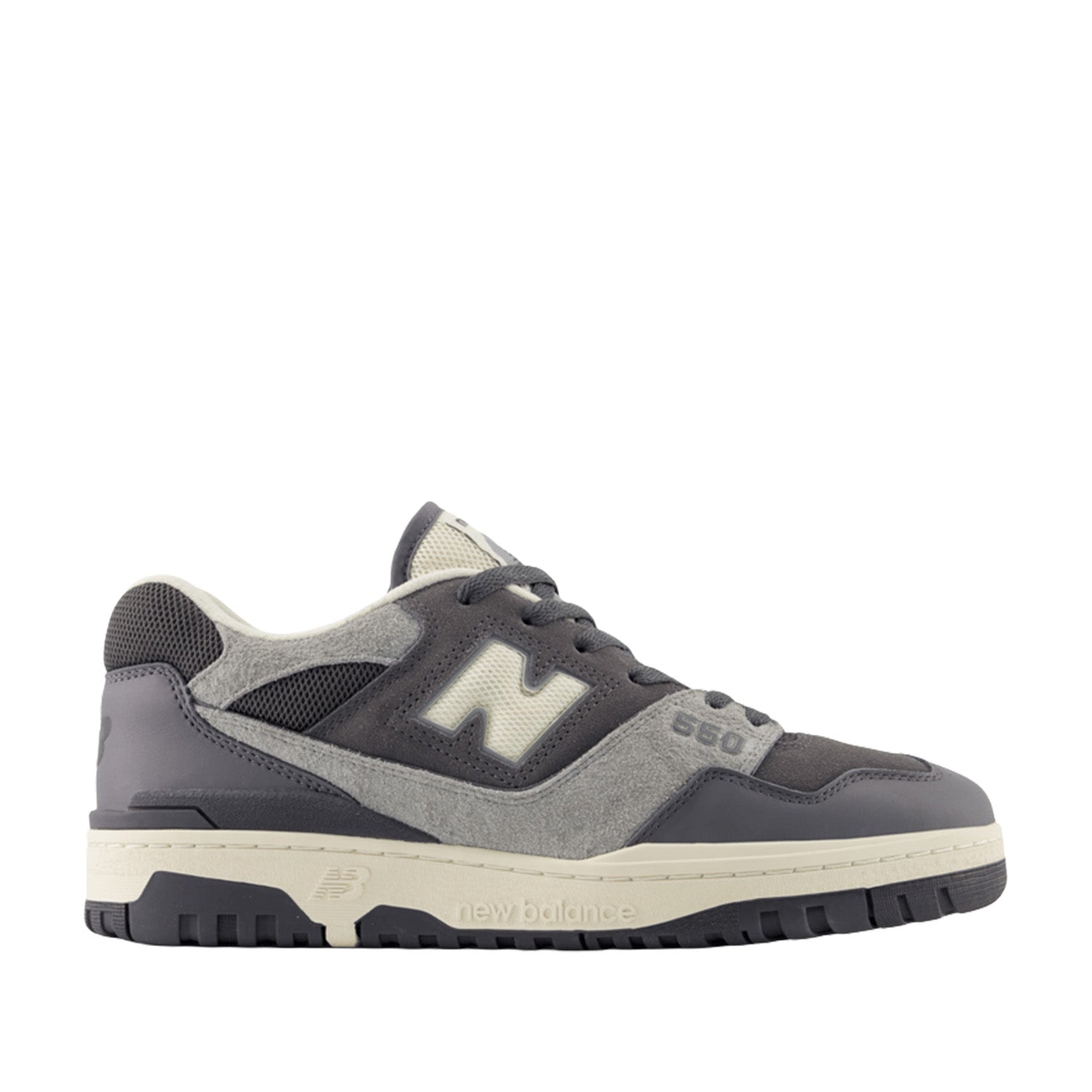 New Balance Men's 550 in Magnet with Slate Grey