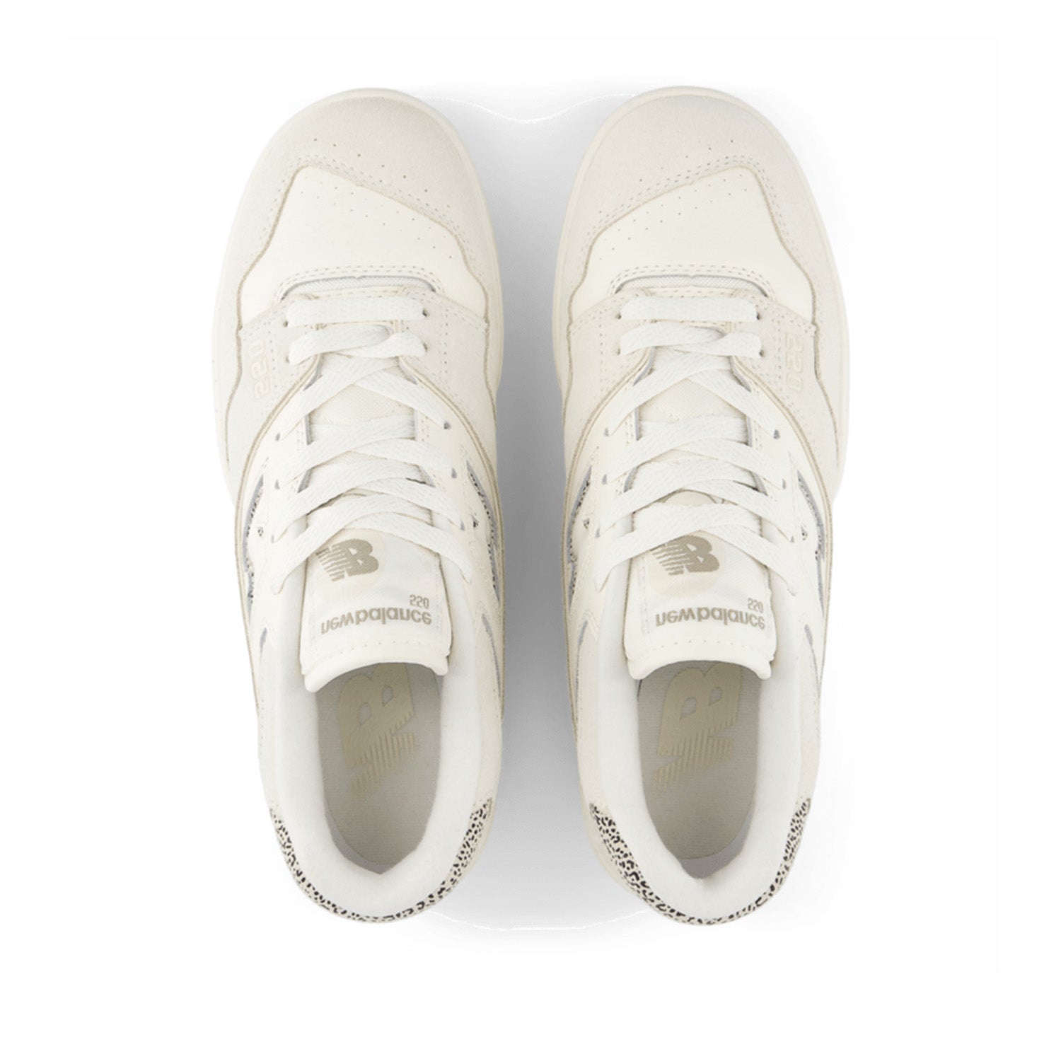 New Balance Women's 550 in Sea Salt with Black