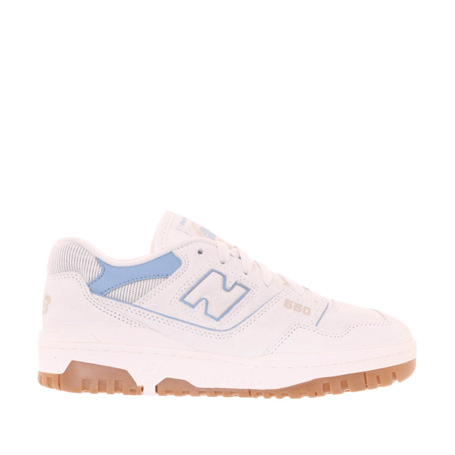 New Balance Women's 550 in Sea Salt with Still Water