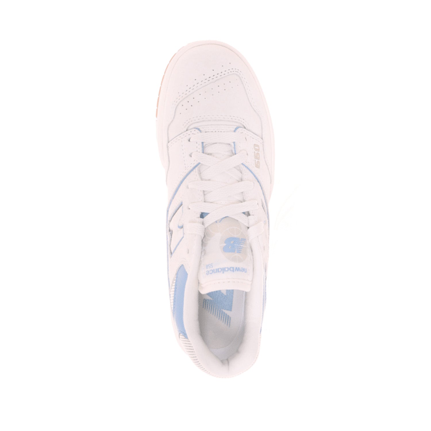 New Balance Women's 550 in Sea Salt with Still Water