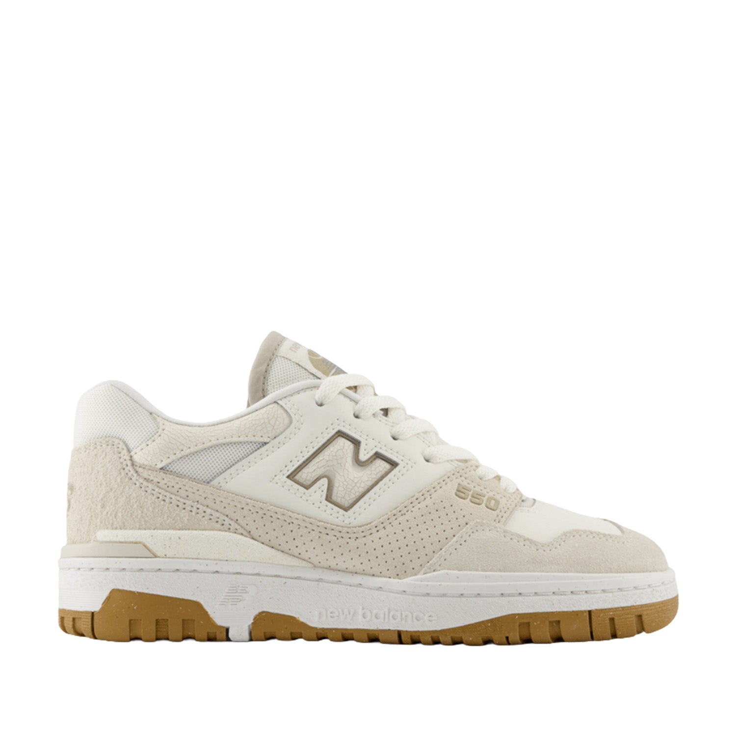 New Balance Women's 550 in Sea Salt with Linen and Stoneware