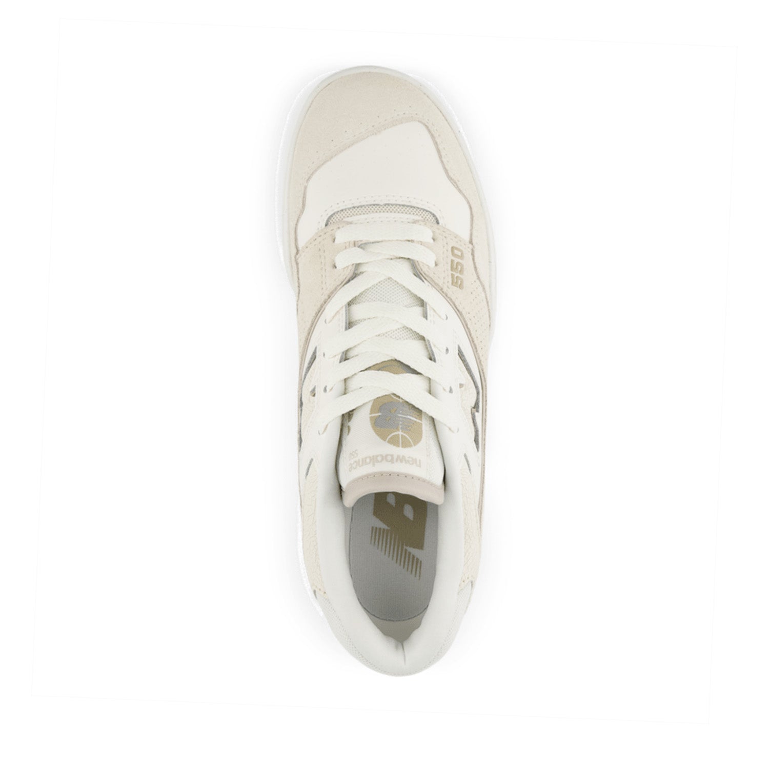 New Balance Women's 550 in Sea Salt with Linen and Stoneware