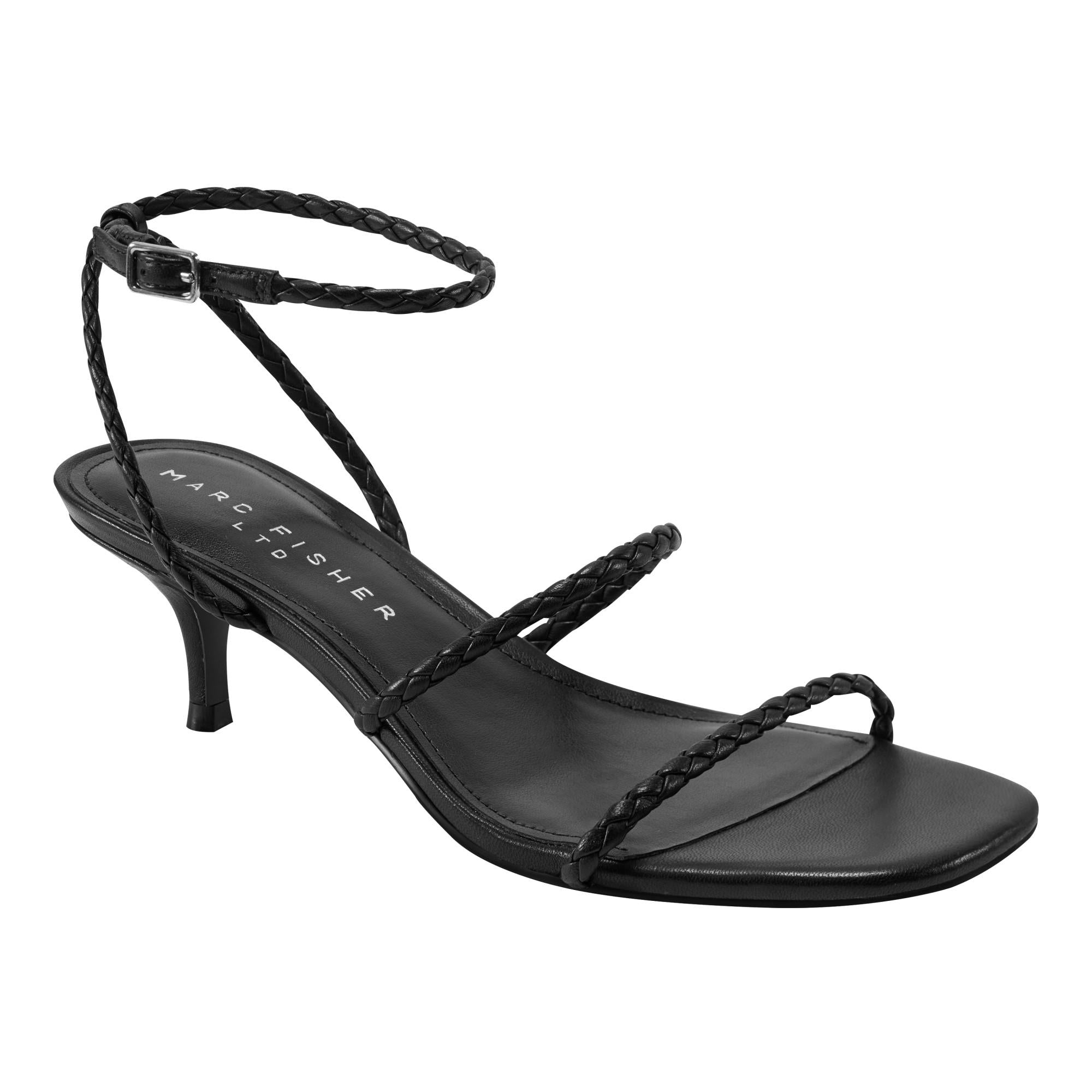 Marc Fisher Ltd Women's Beylee Black/Ft Fh Nappa (Gr) M