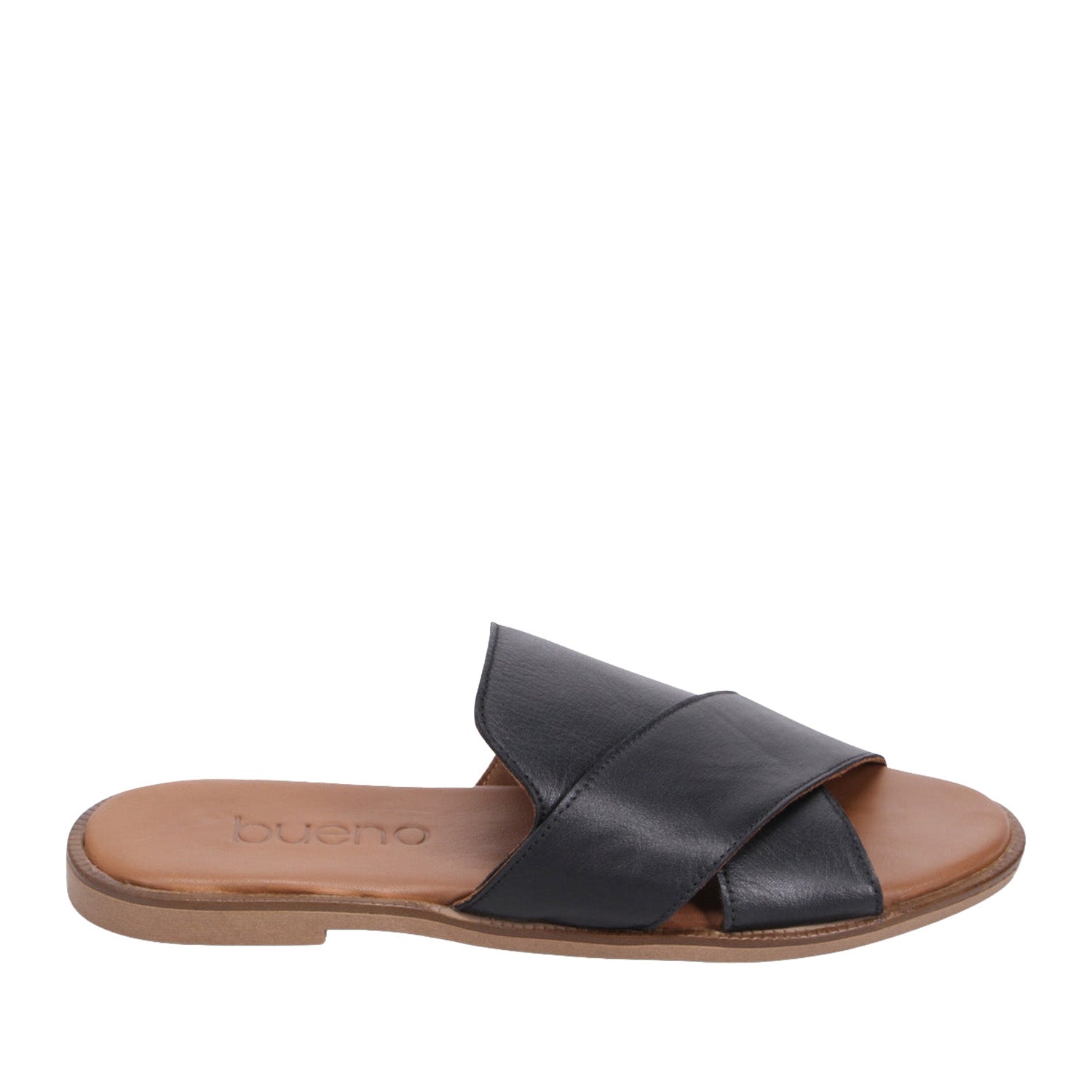 Bueno Women's Henna Slide Sandal in Black