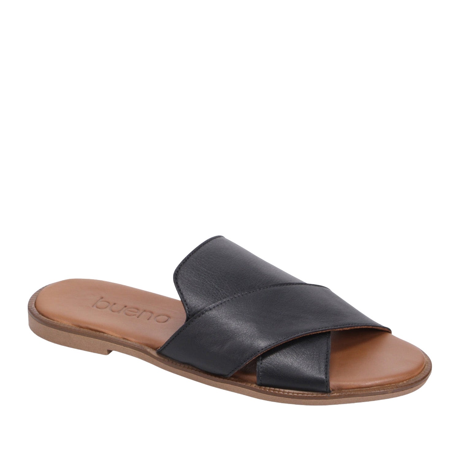 Bueno Women's Henna Slide Sandal in Black