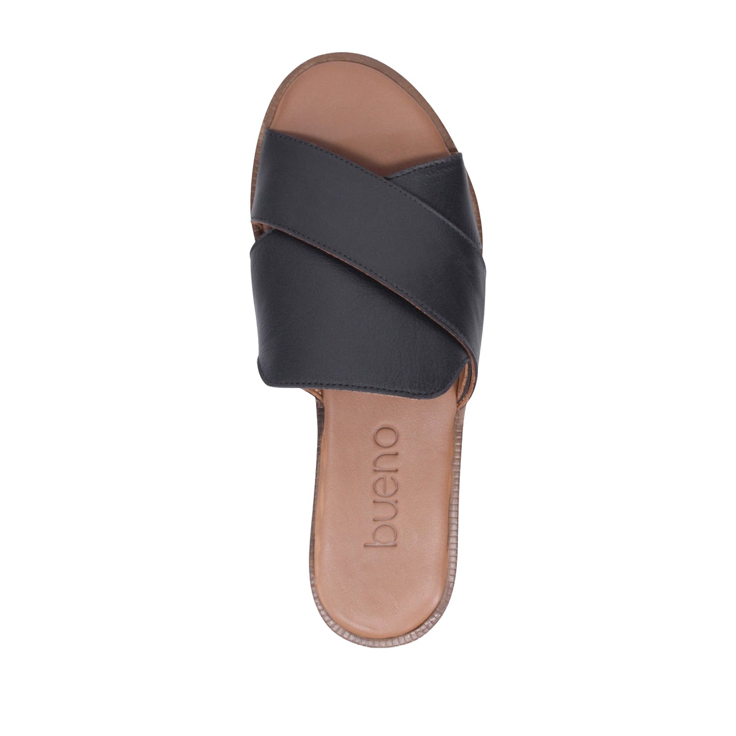 Bueno Women's Henna Slide Sandal in Black