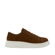 brown sneaker on a white background