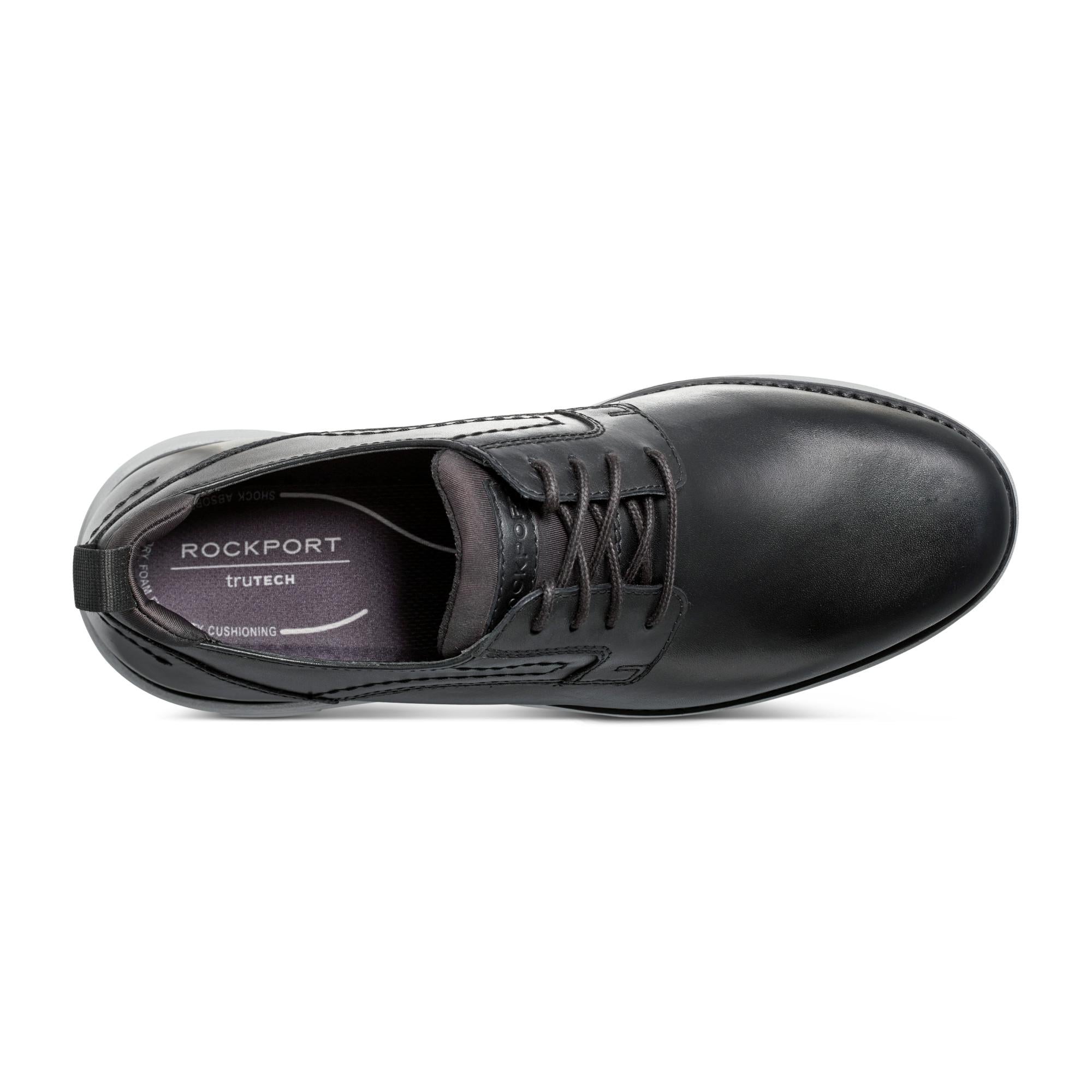 Rockport  Men's Canton Laceup Black/Black/Black/Hanover Gr W