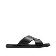 Cole Haan Men's Nantucket Cross Sandals in Black/Black