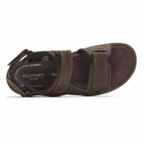 Rockport  Men's Trail Technique Sandal Adjustable Sandal Brown W