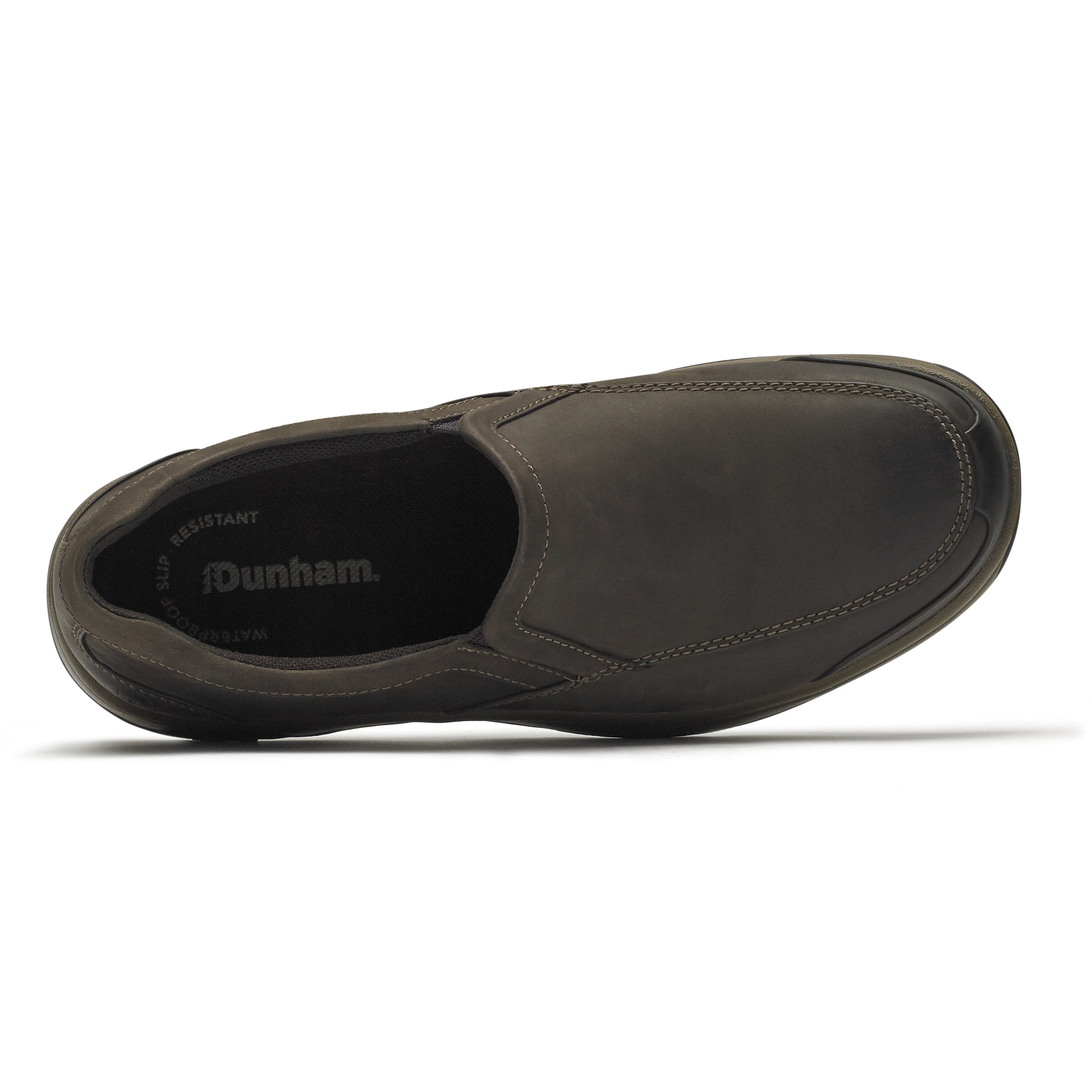 Dunham Men's Battery Park Slip-On In Brown/Nubuck