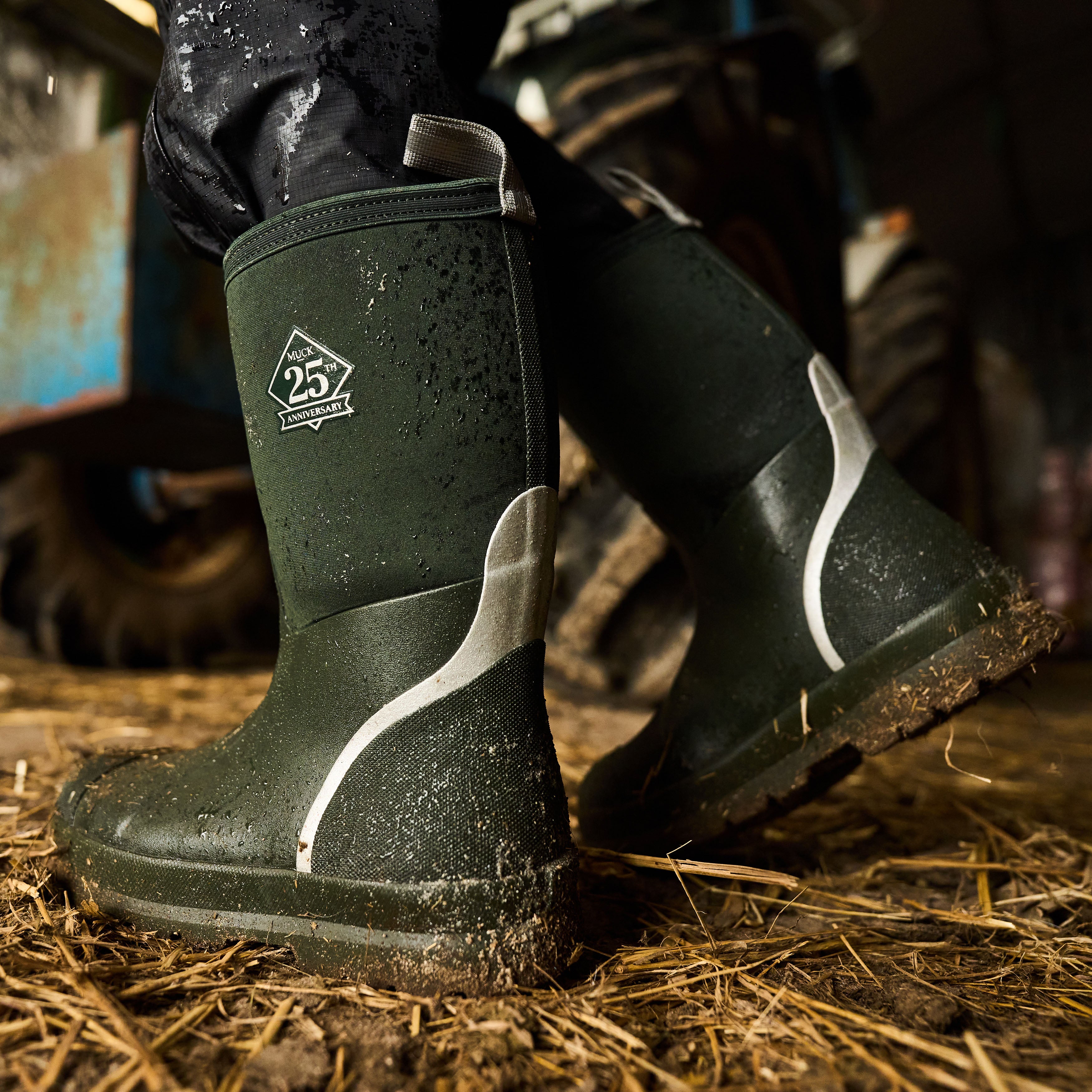 Muck Men's Chm25y32 In Green/Silver