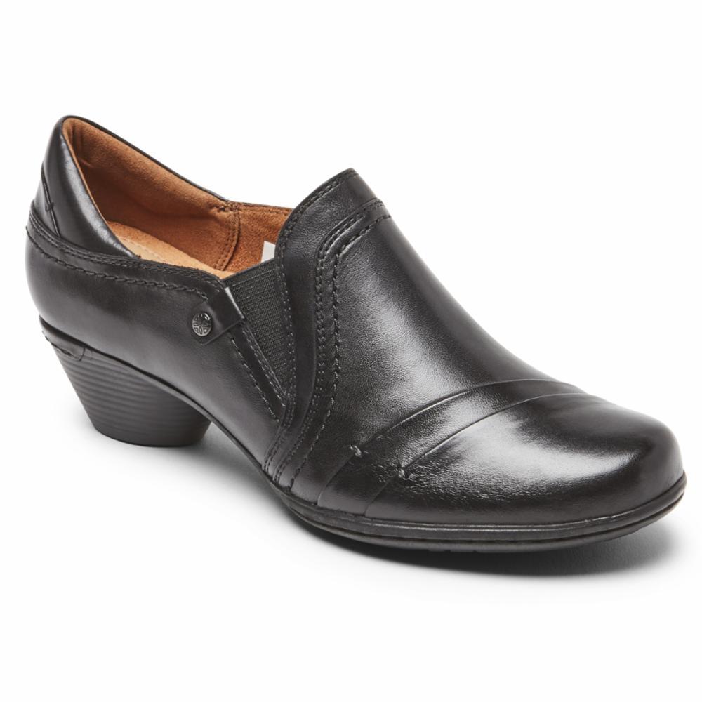 Cobb Hill Women's Laurel Slip-On Black N