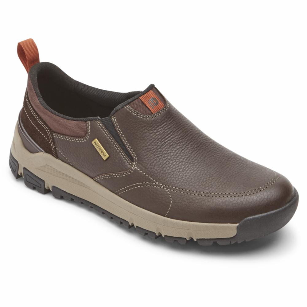 Dunham Men's Gslipon Glastonbury Brown 4E