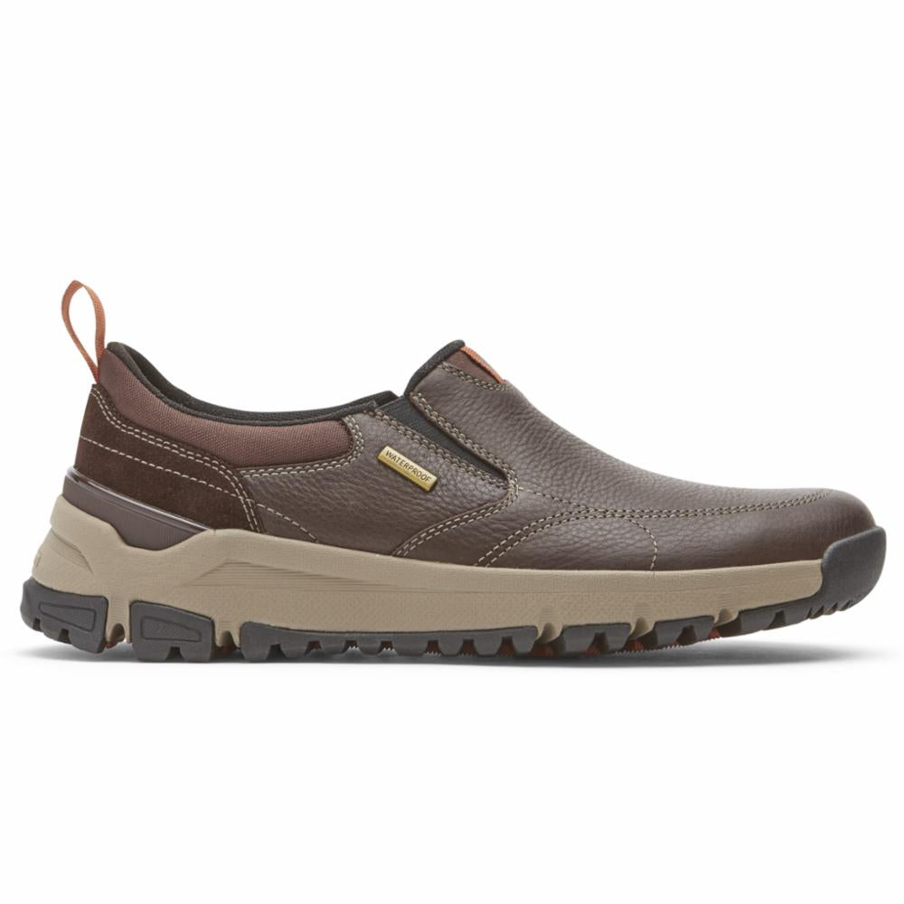 Dunham Men's Gslipon Glastonbury Brown 4E