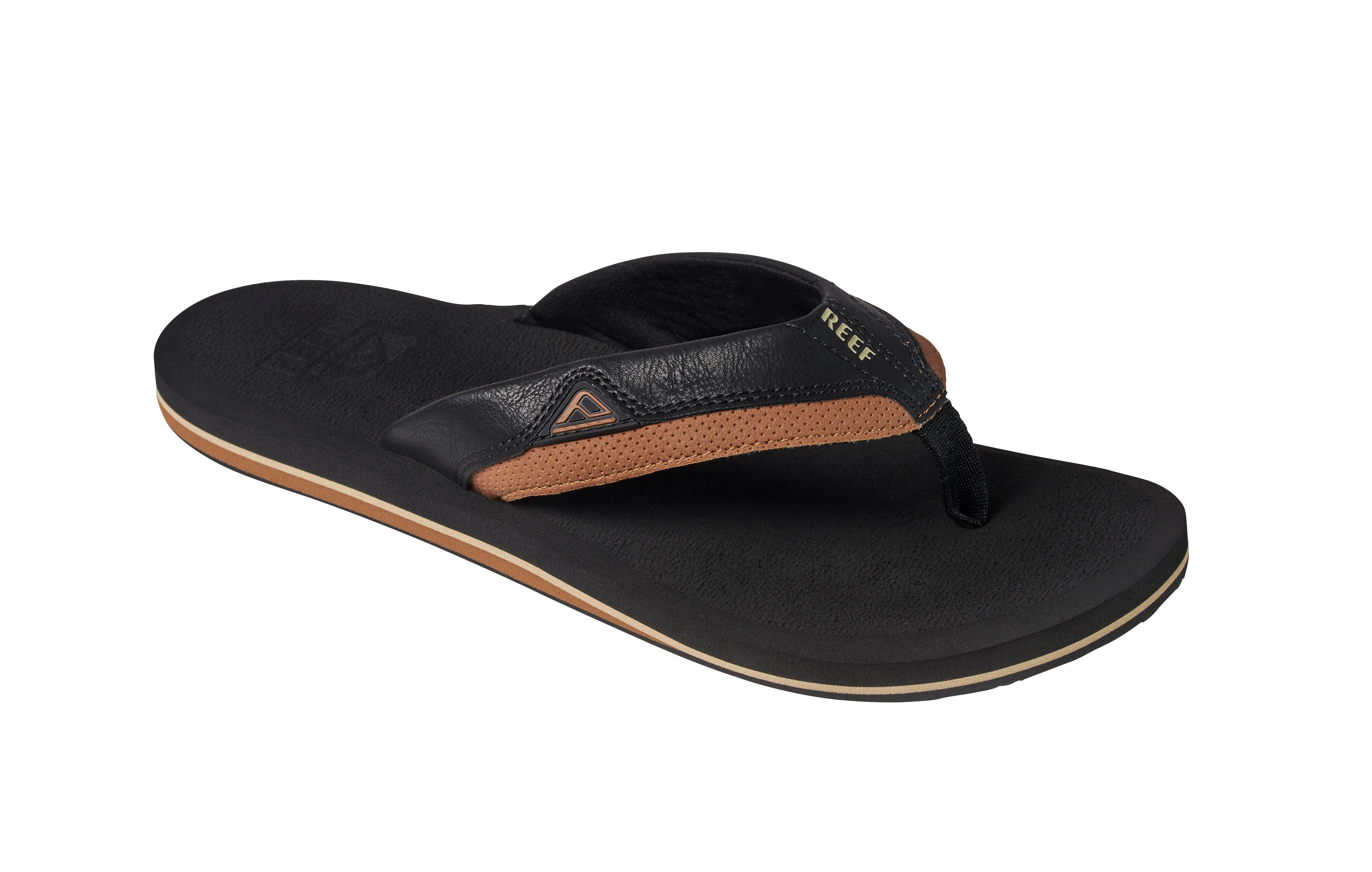 Reef Men's Cushion Dawn In Black/Tan M
