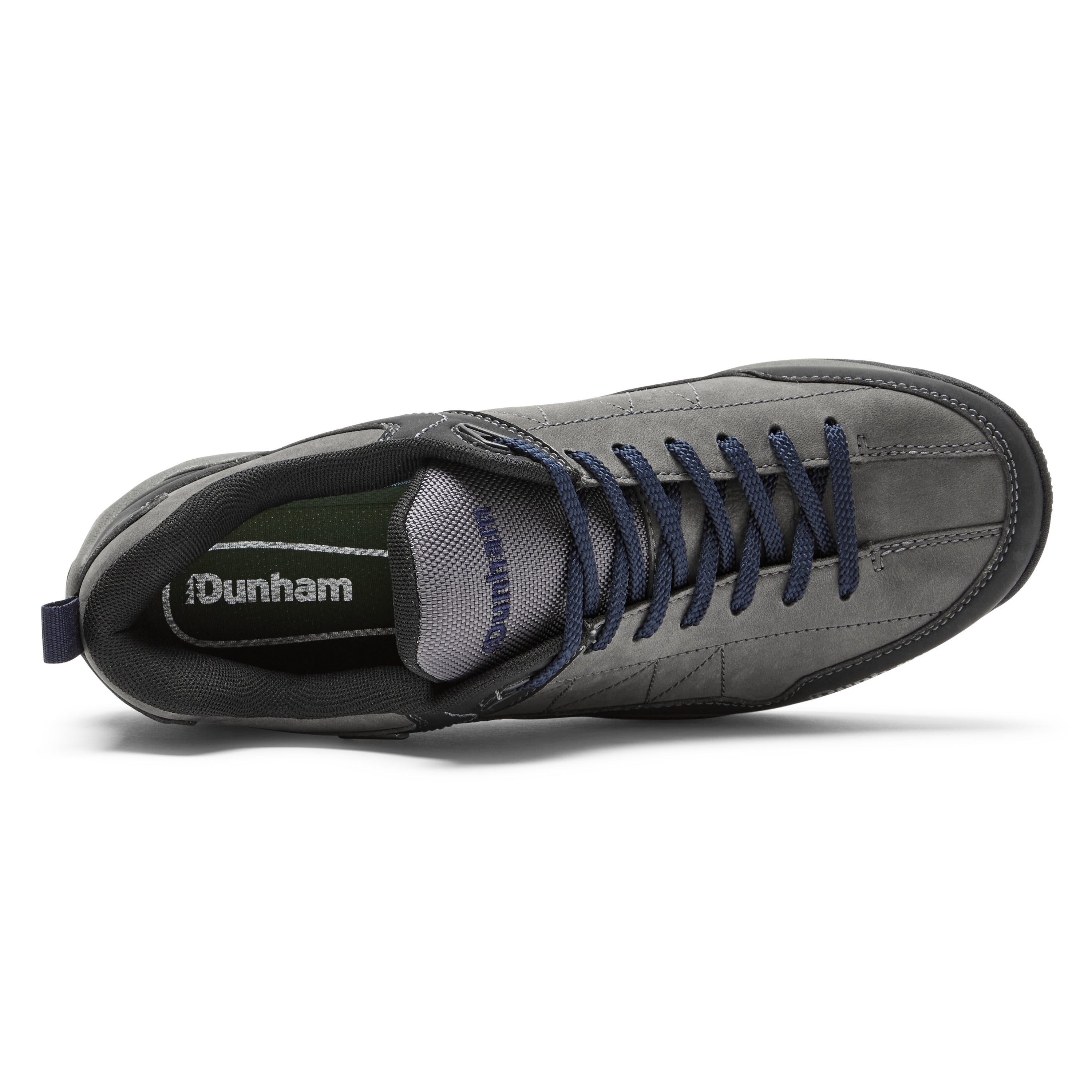 Dunham Men's Cloud Plus Lace Up In Greynbk/Black