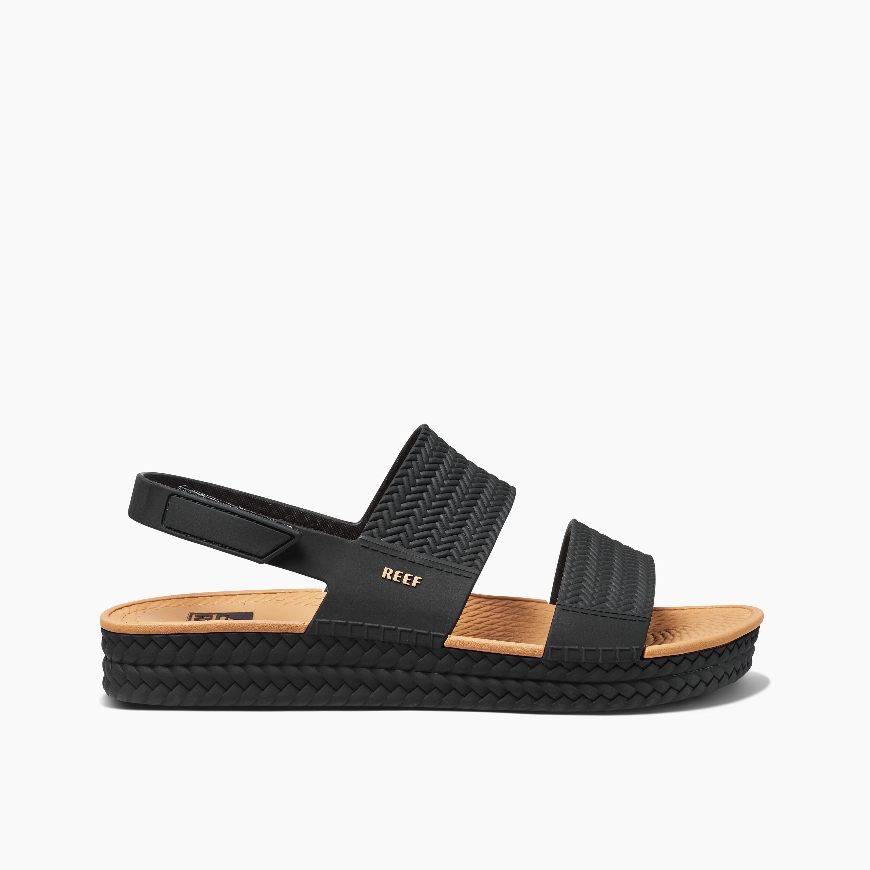 Reef Women's Reef Water Vista In Black/Tan M