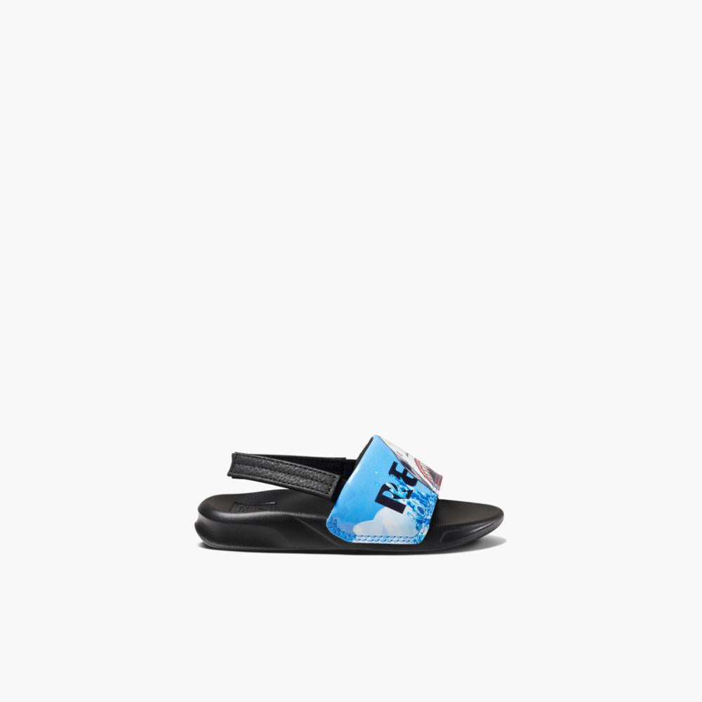 Reef  Kids' Little One Slide Blue M