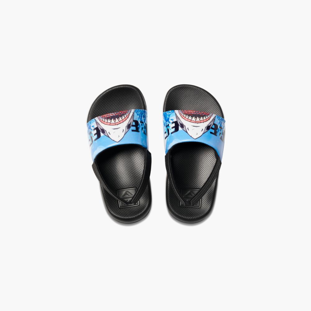 Reef  Kids' Little One Slide Blue M
